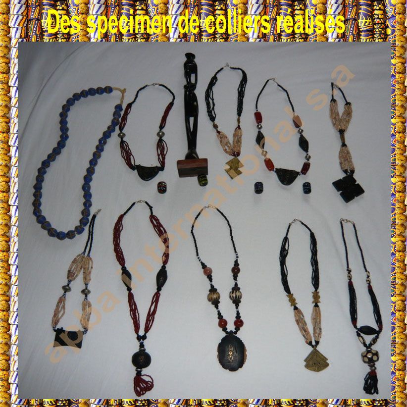 Amalfi | Collier original en perles de verre multicolores | En stock